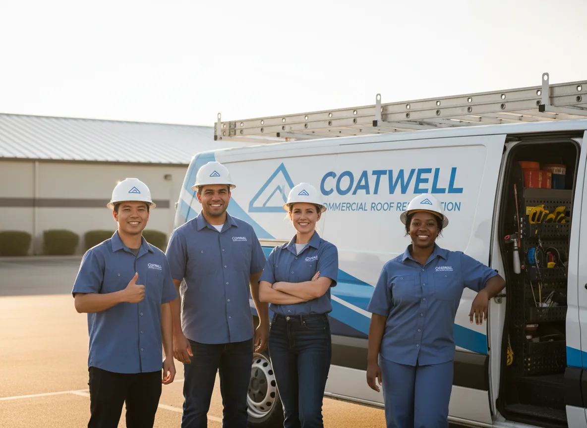 Commercial roof coating company in Delevan, NY